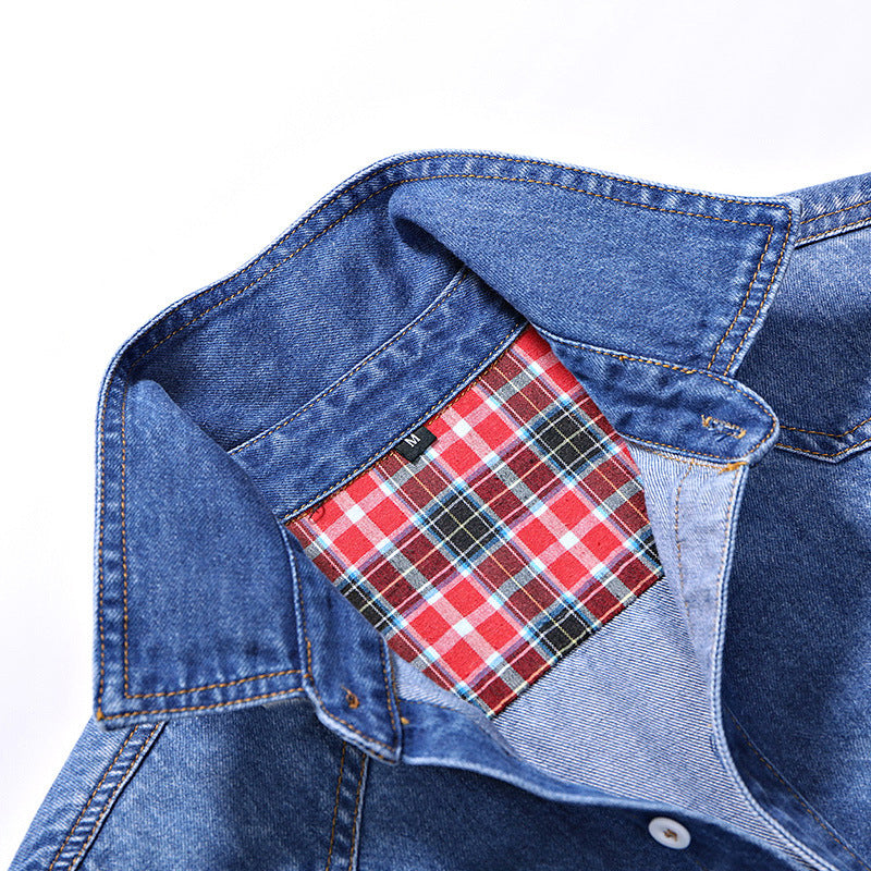 Denim Cotton Jeans Shirt