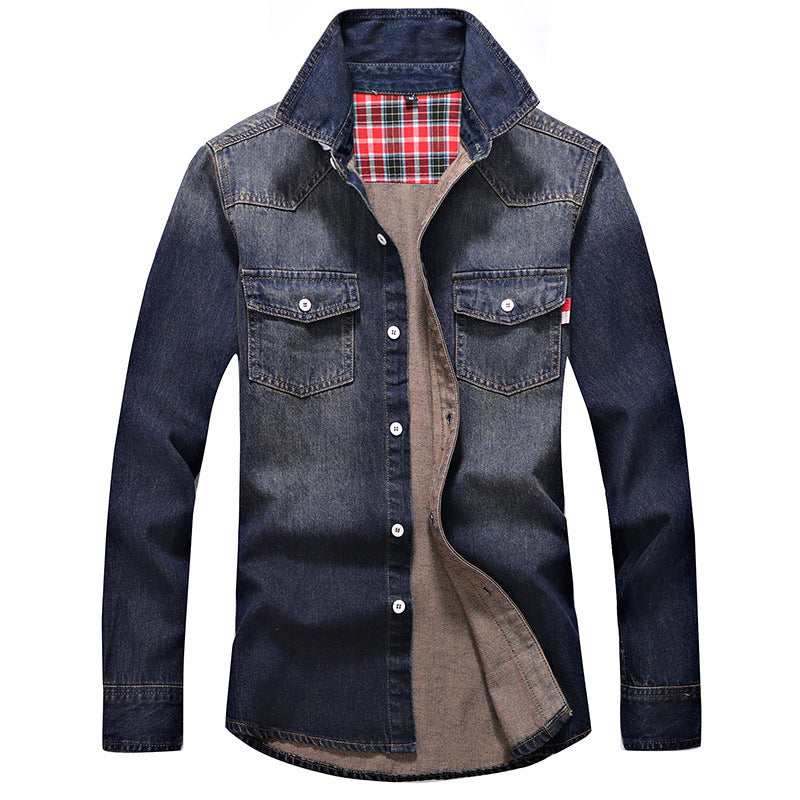 Denim Cotton Jeans Shirt