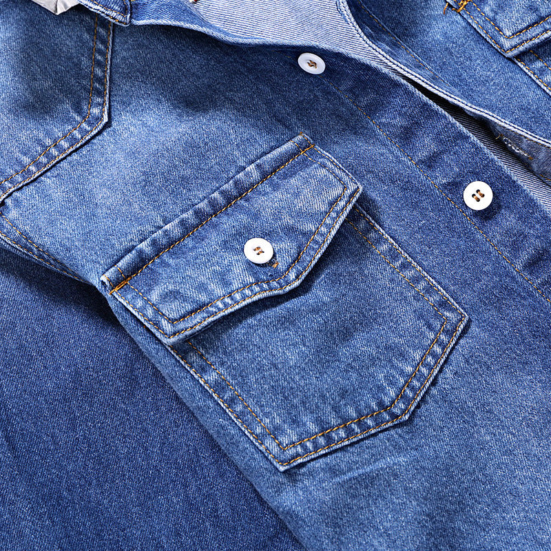 Denim Cotton Jeans Shirt