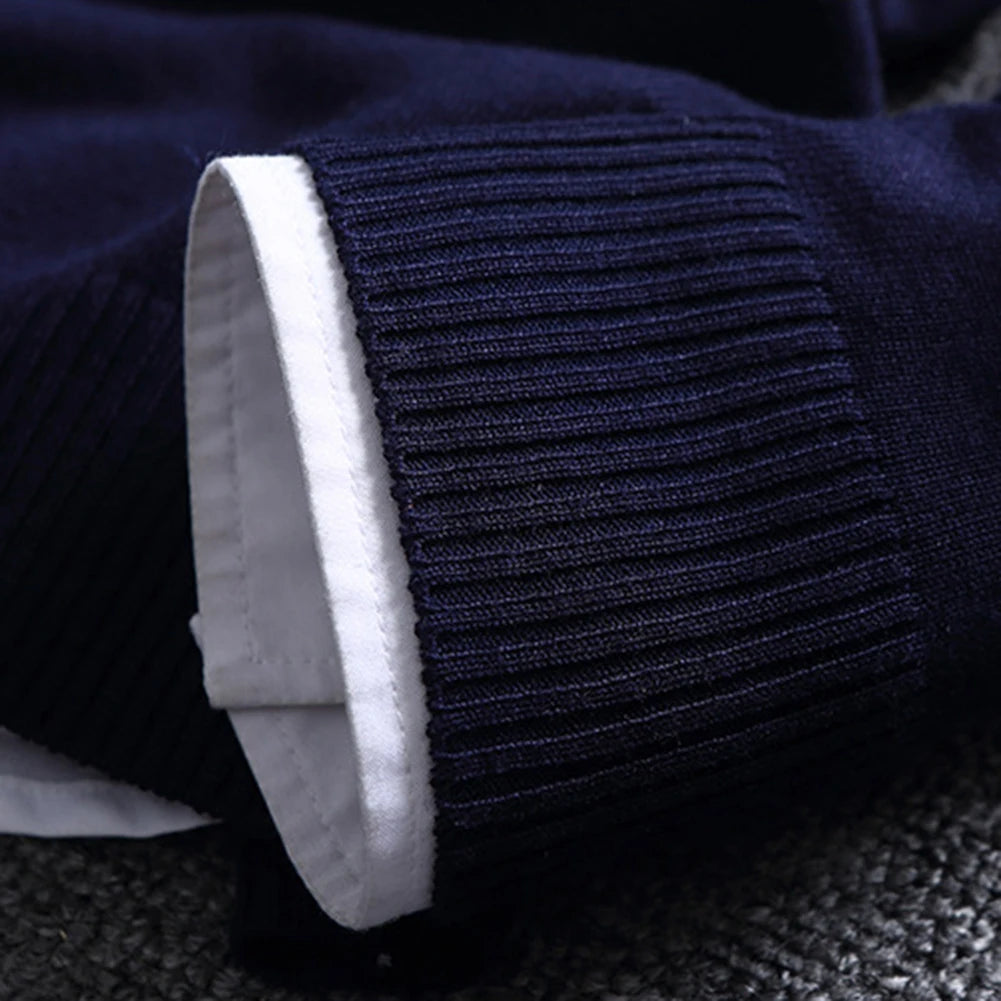 Patchwork striped Sweater Color Block