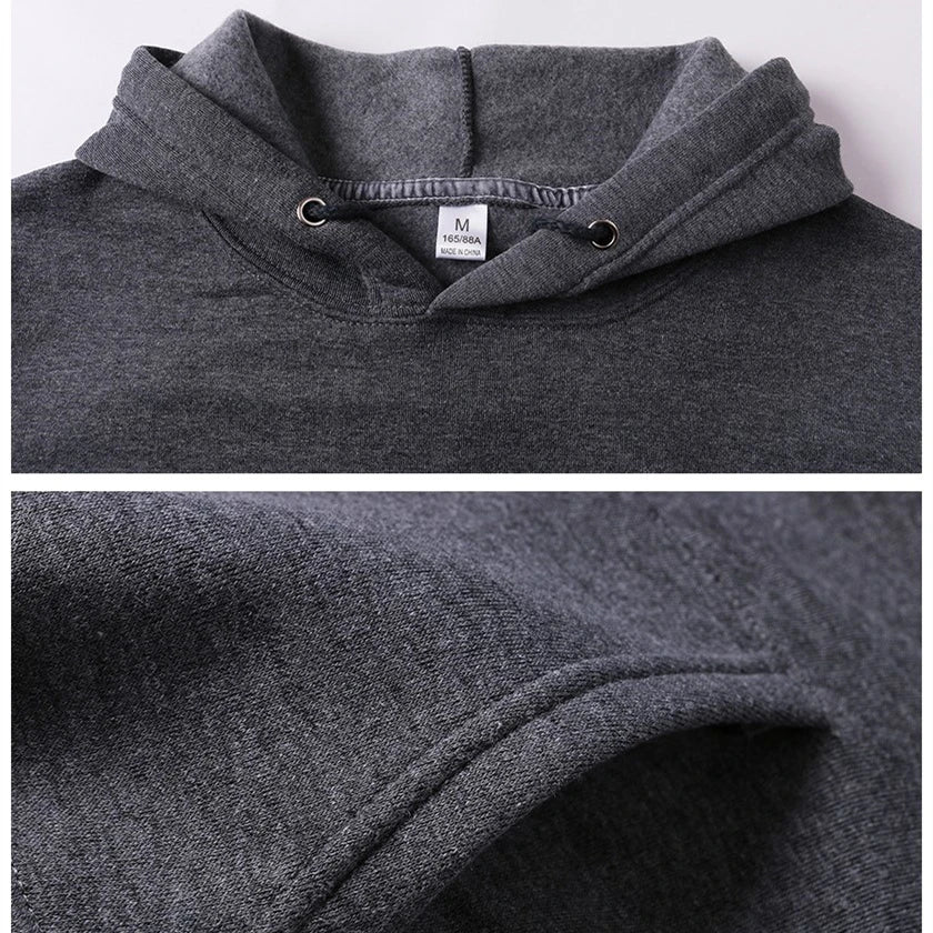 Hoodie+Pants Two-Pieces Casual Solid Color SweatSuit
