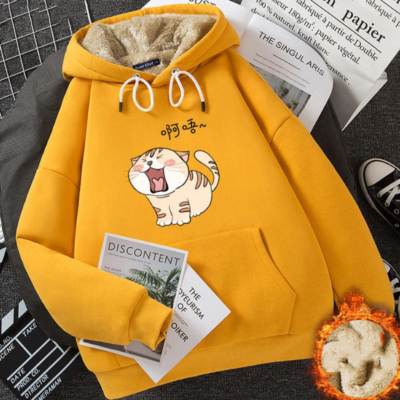 Thicken Fleece Warm Hoodie