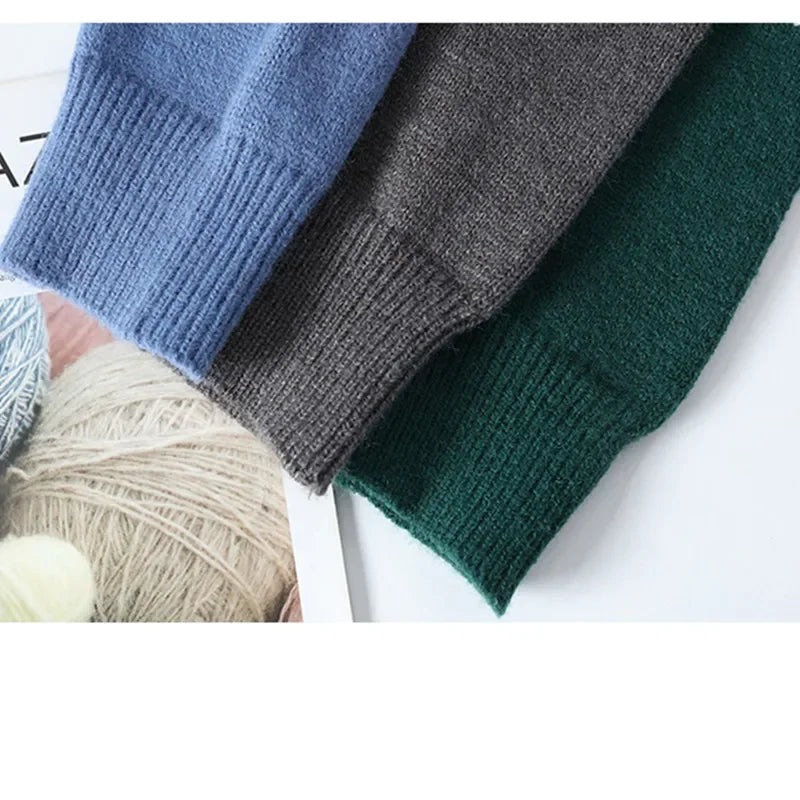Cozy Streetwear: Men's Patchwork Pullover