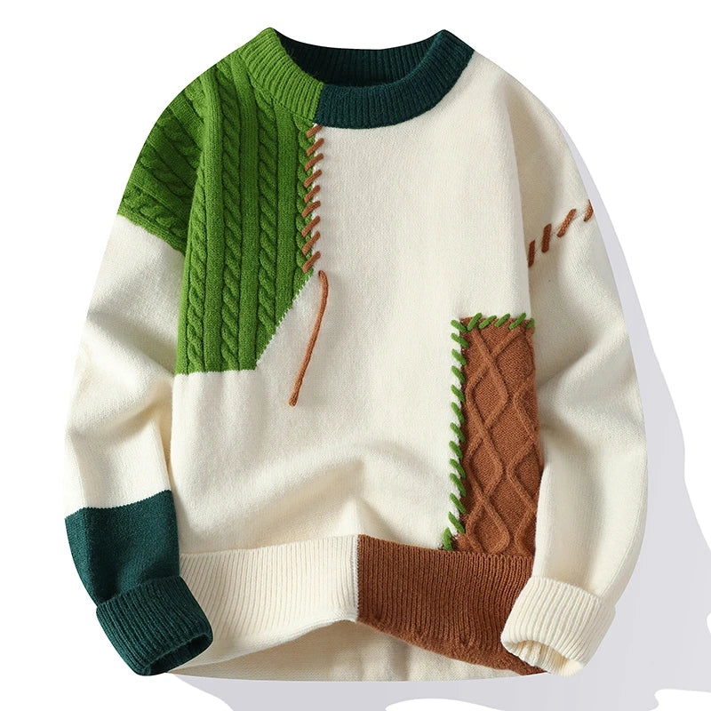 High-End Streetwear Ripped Hole Sweaters for Men