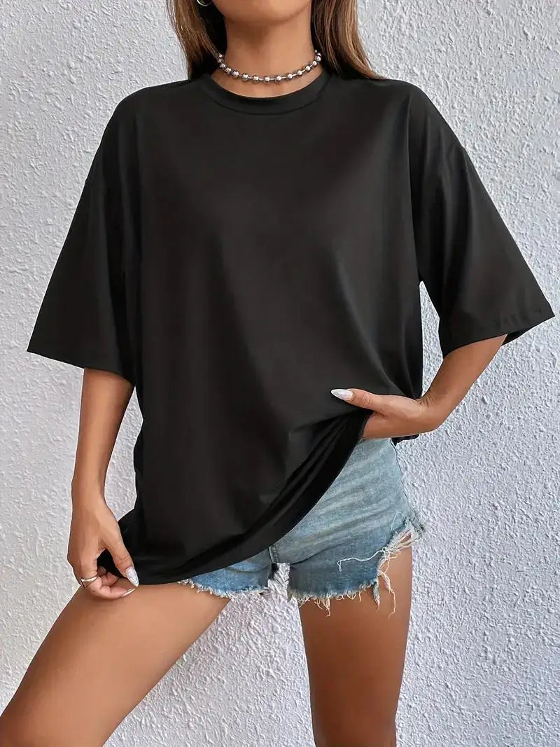 Stuffed Bear Bandage Print Women's Casual Tee