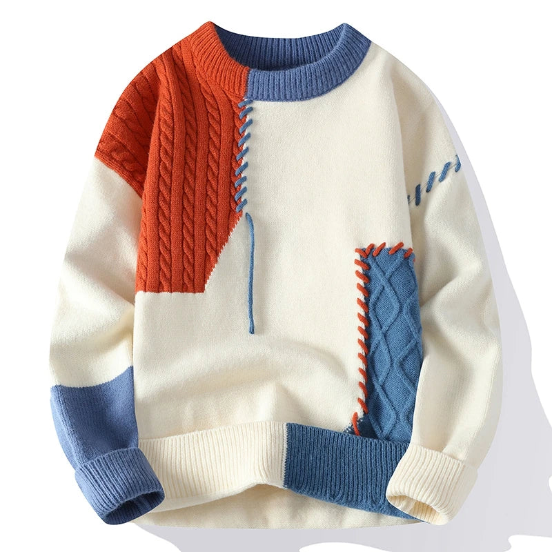 High-End Streetwear Ripped Hole Sweaters for Men