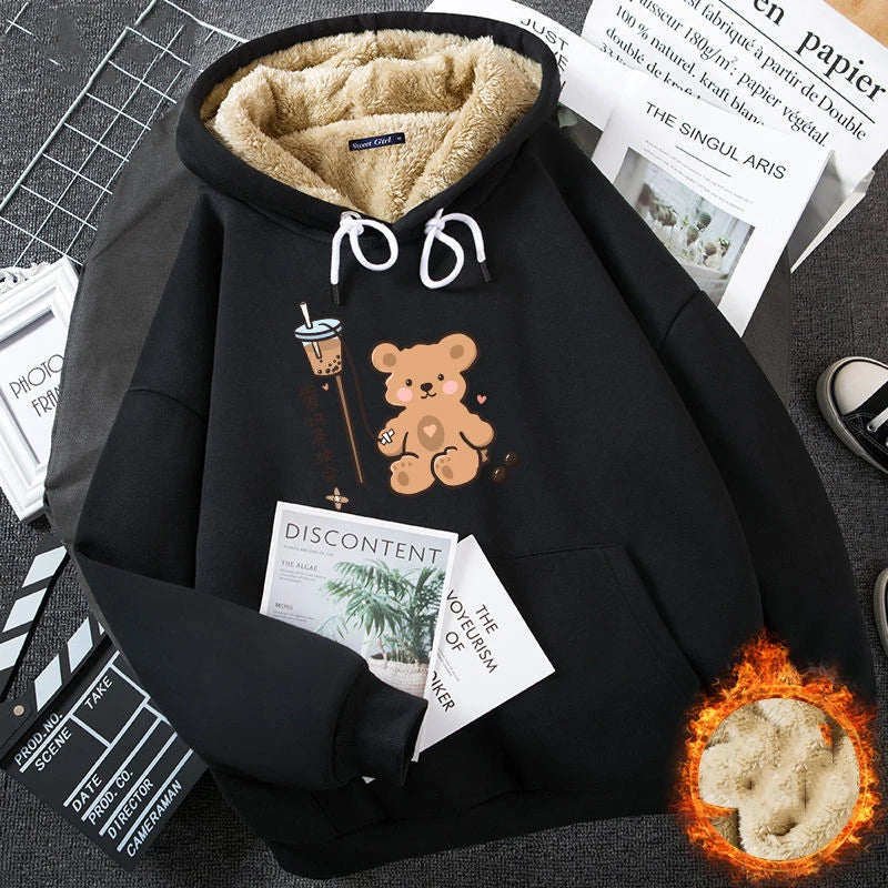 Thicken Fleece Warm Hoodie