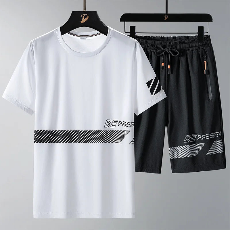 Short Sleeve Loose T-Shirt Set