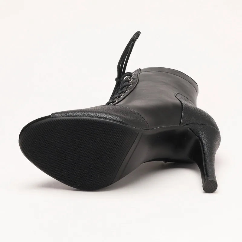 Sleek High Heels with Comfortable Suede Sole, Perfect for Indoor Wear