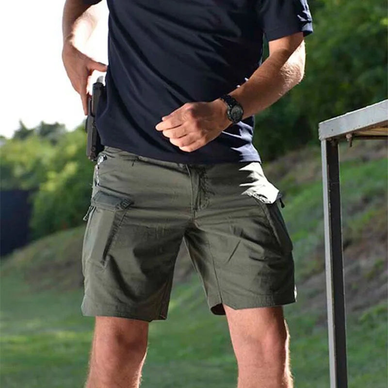 Urban Tactical Cargo Shorts: Waterproof and Durable for Outdoor Adventures