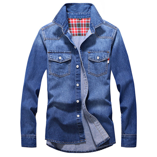 Denim Cotton Jeans Shirt