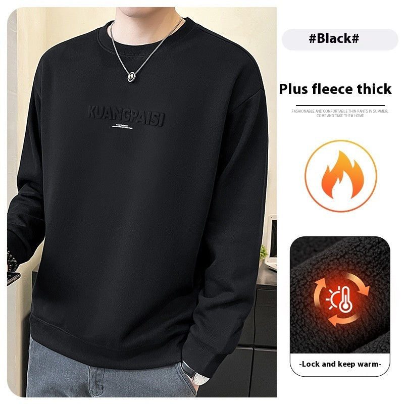 Round Neck Heavy Sweater For Spring And Autum