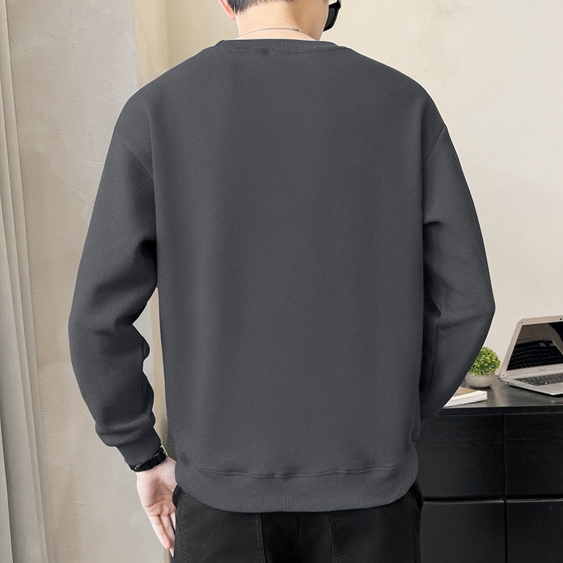 Round Neck Heavy Sweater For Spring And Autum