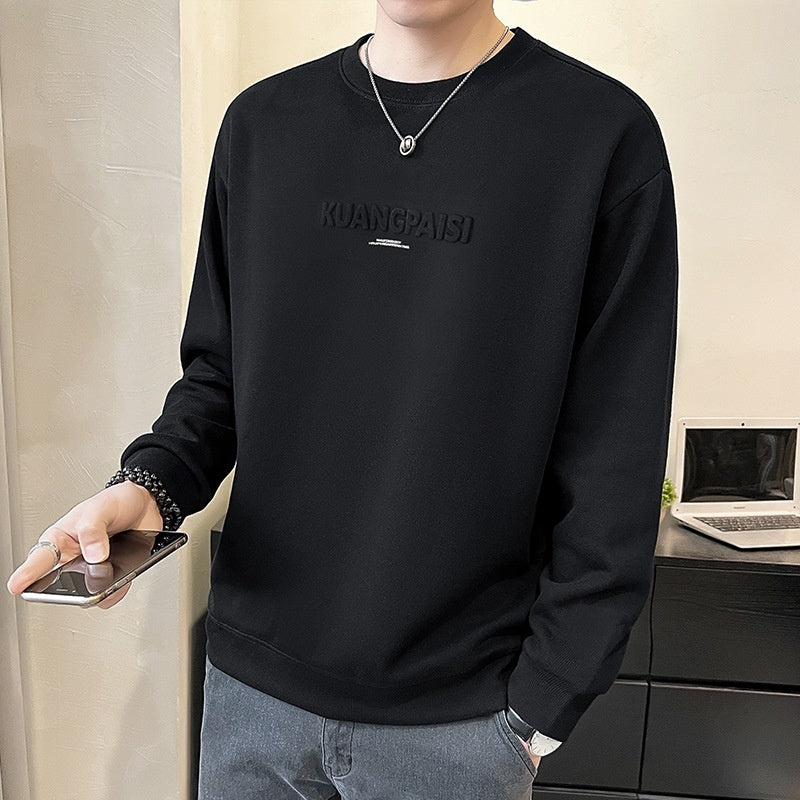 Round Neck Heavy Sweater For Spring And Autum