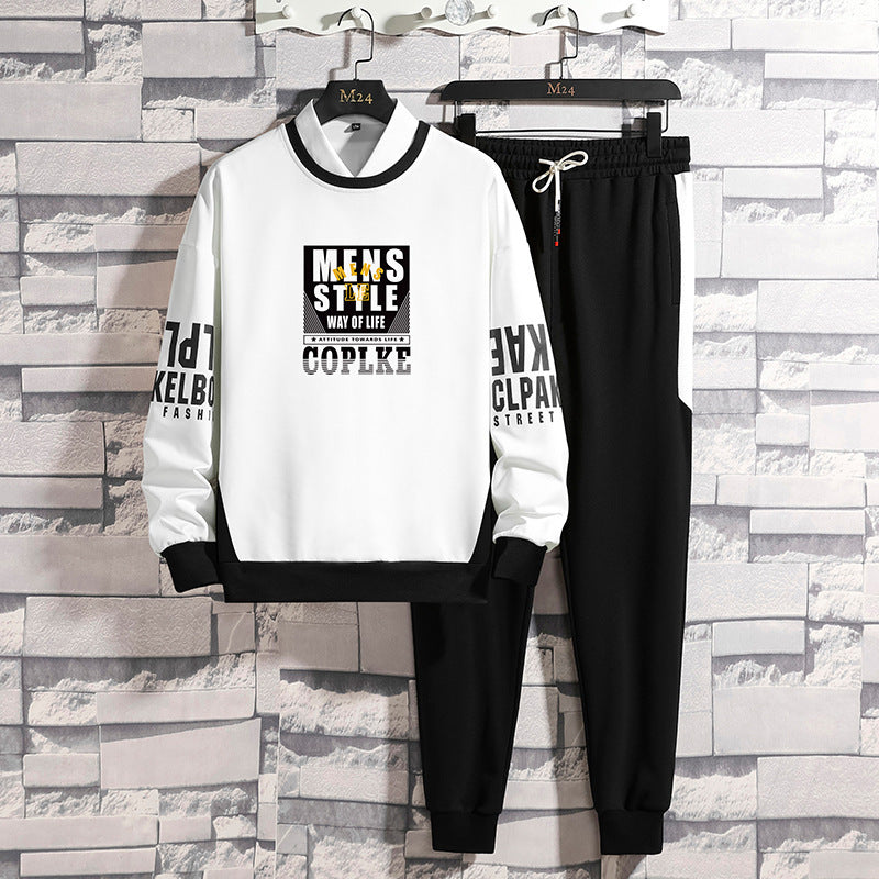 Casual Sports Long Sleeve Pants Sweater Set