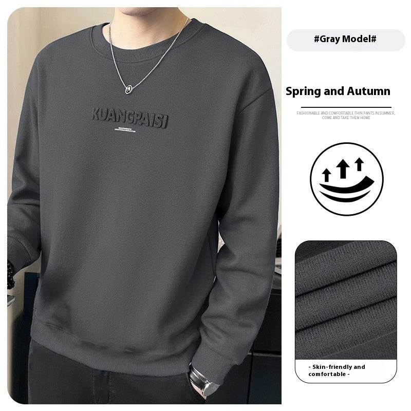 Round Neck Heavy Sweater For Spring And Autum