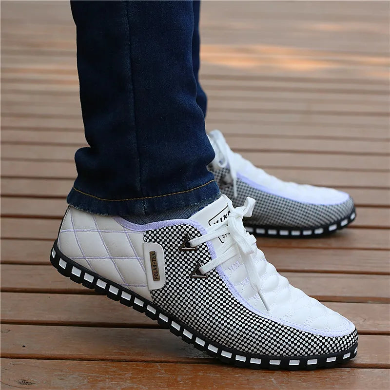 Leather Casual Breathable Light Weight Shoes