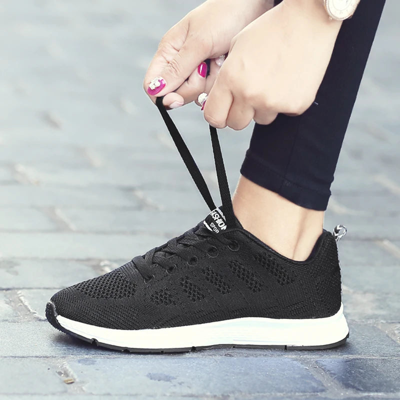 Soft Light-Weight Mesh Vulcanize Sneakers Shoes