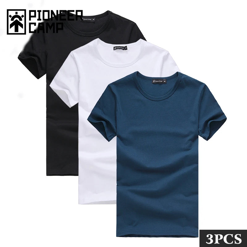 Pack of 3 Short Sleeve T-shirts for Men