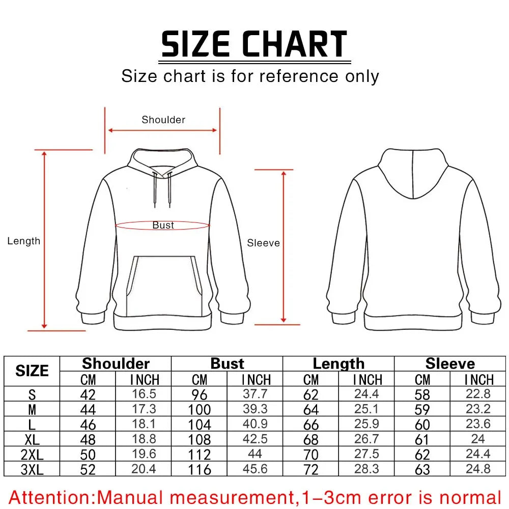 Autumn and Winter  Pullover Hoodie