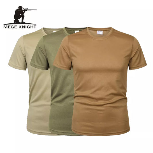 2 Pcs Short Sleeve O-neck Quick-Drying T-Shirts
