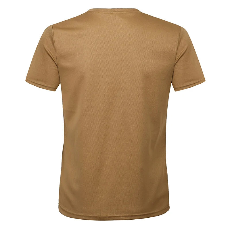 2 Pcs Short Sleeve O-neck Quick-Drying T-Shirts