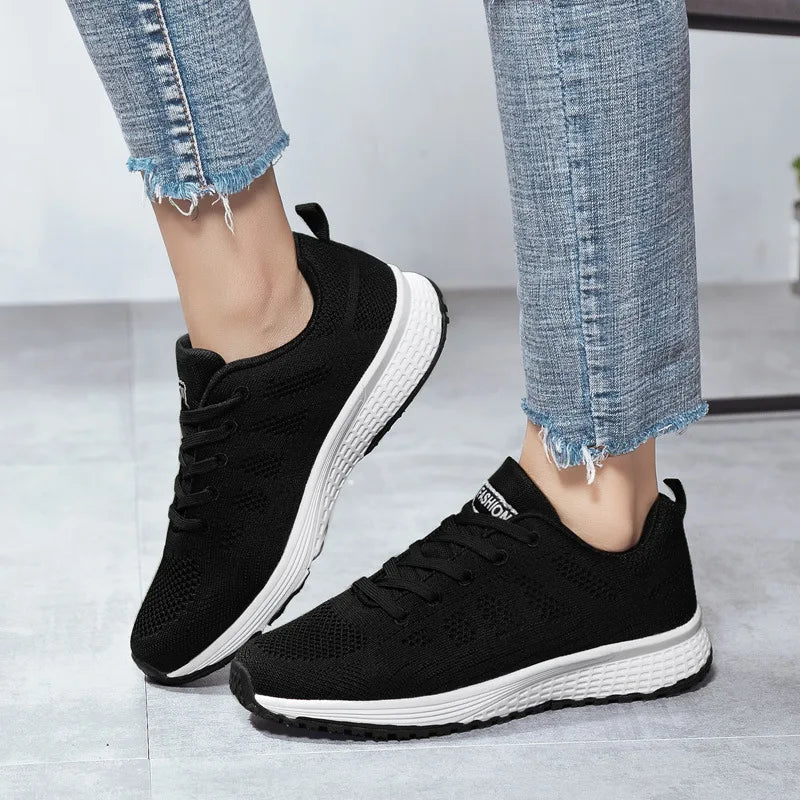 Soft Light-Weight Mesh Vulcanize Sneakers Shoes