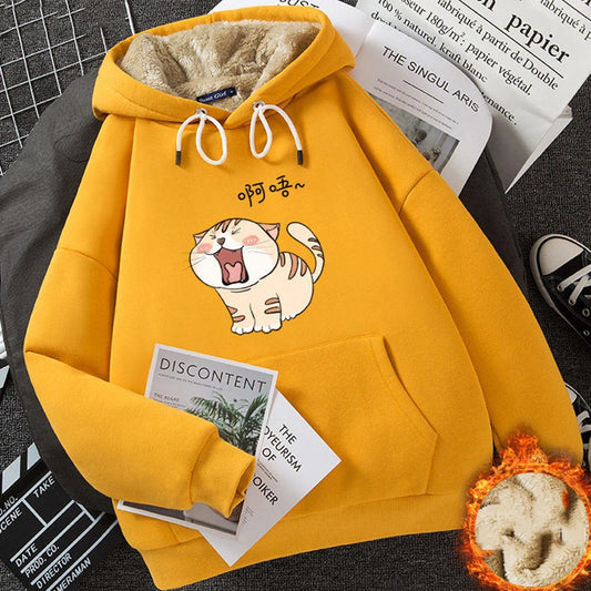 Thicken Fleece Warm Hoodie