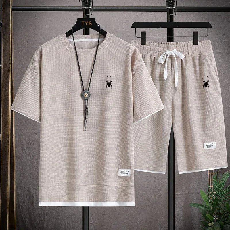 Short Sleeve T Shirts+Joggers Sets