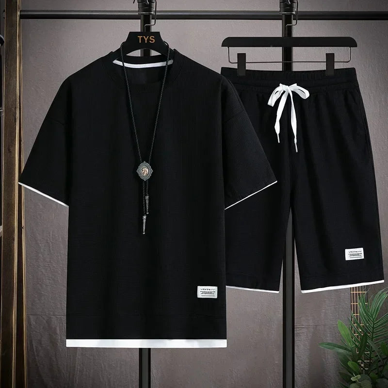 Short-sleeved T-shirt+pants