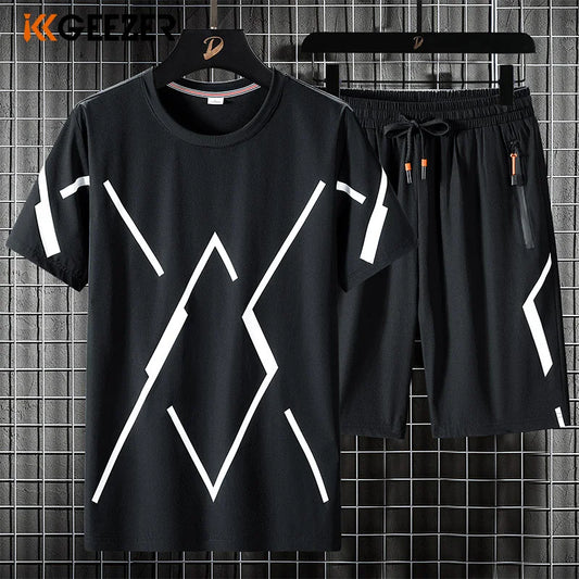 Short Sleeve Loose T-Shirt Set