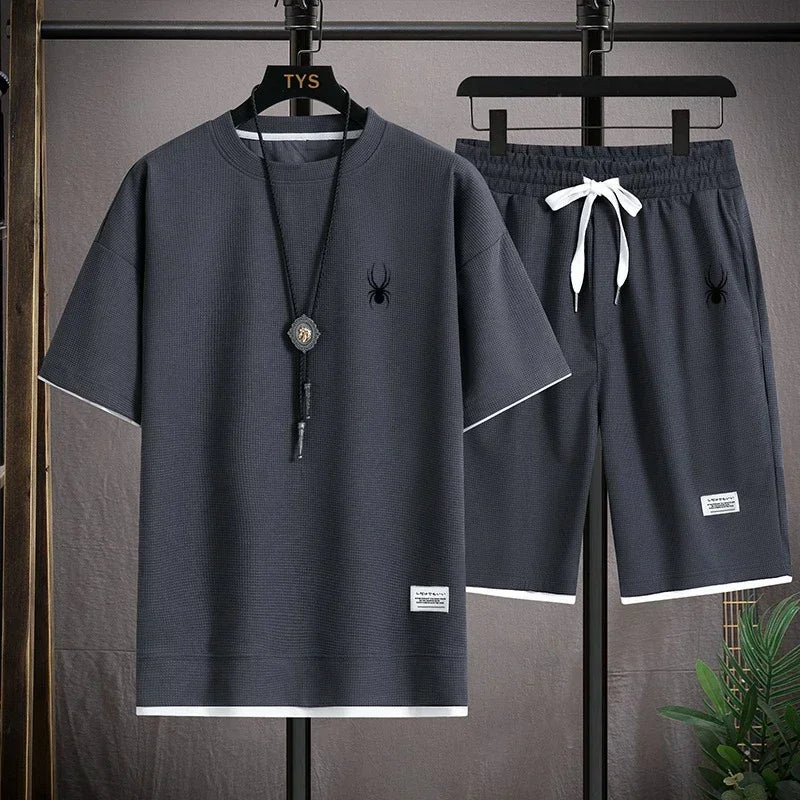 Short Sleeve T Shirts+Joggers Sets