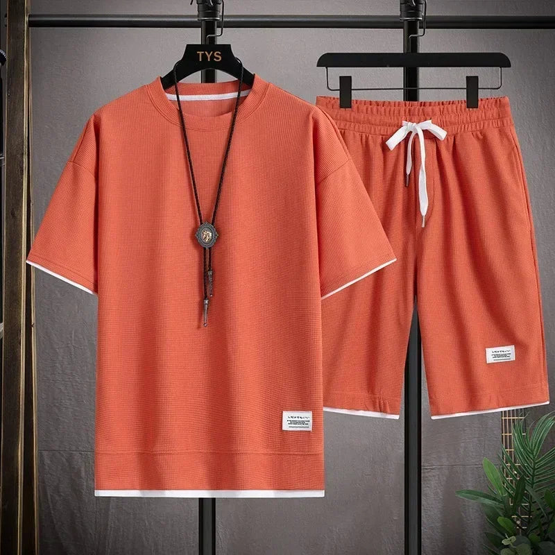 Short-sleeved T-shirt+pants