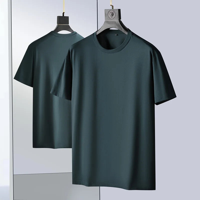 Short Sleeve Casual Solid Color T-Shirt