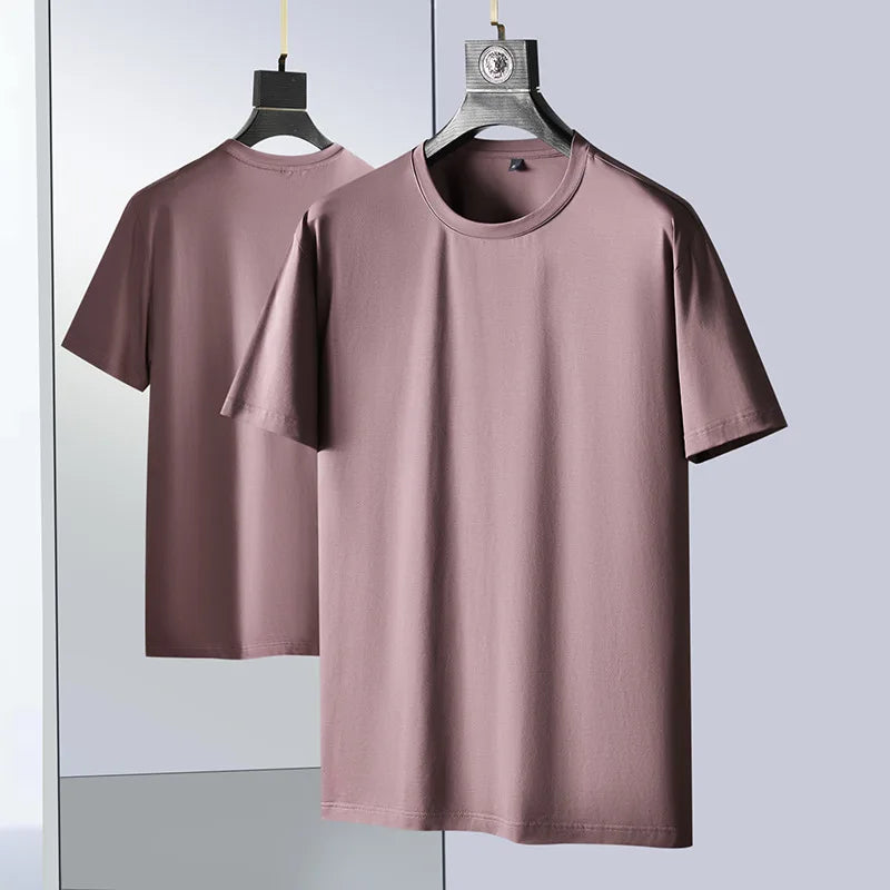 Short Sleeve Casual Solid Color T-Shirt