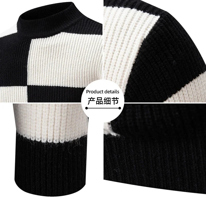 Relaxed Cozy Knit Neck Sweater