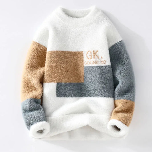 Winter Fashion Thick Knit Sweaters for Men