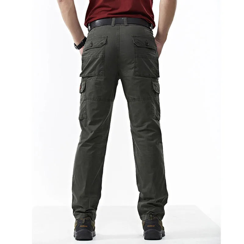 Men Casual Multi-pockets Cotton Cargo pants