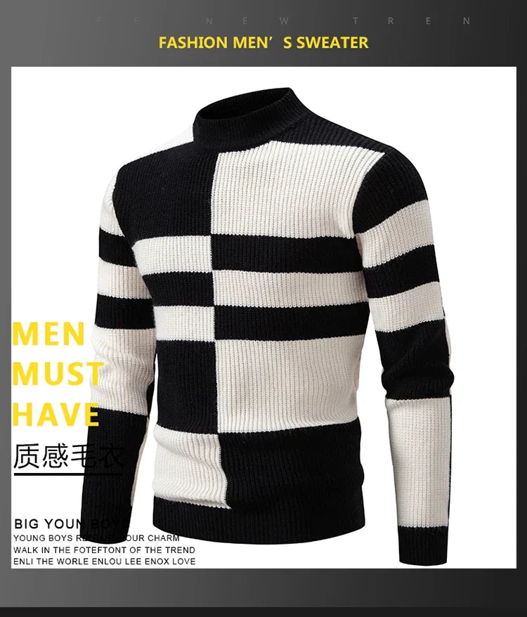 Relaxed Cozy Knit Neck Sweater