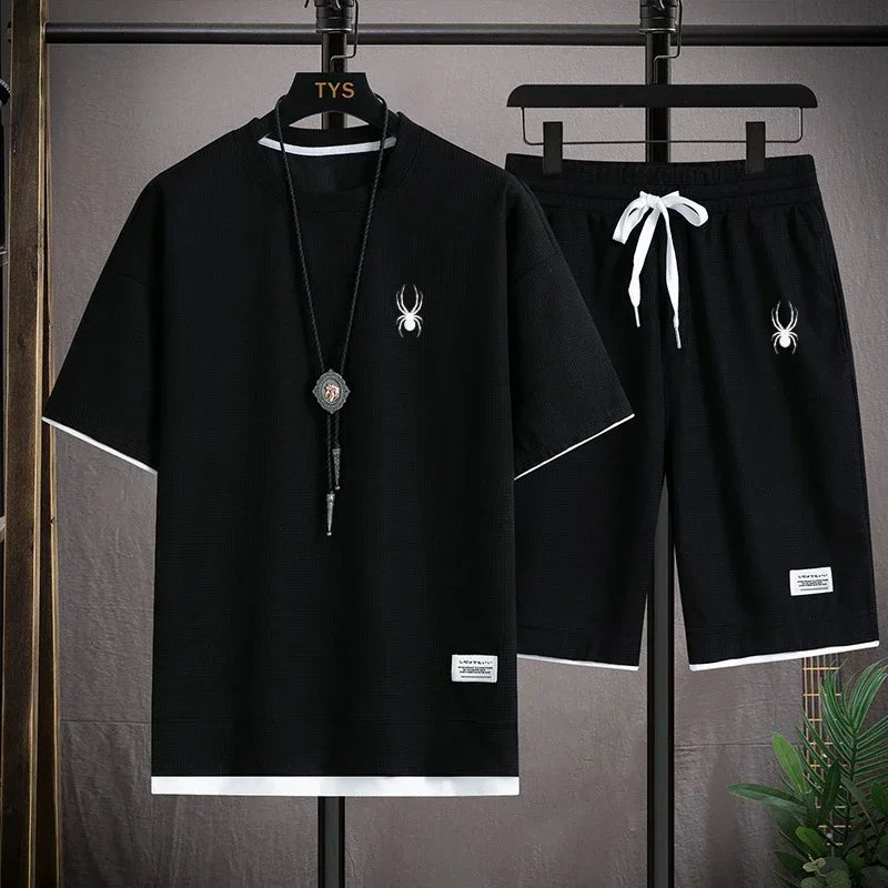 Short Sleeve T Shirts+Joggers Sets