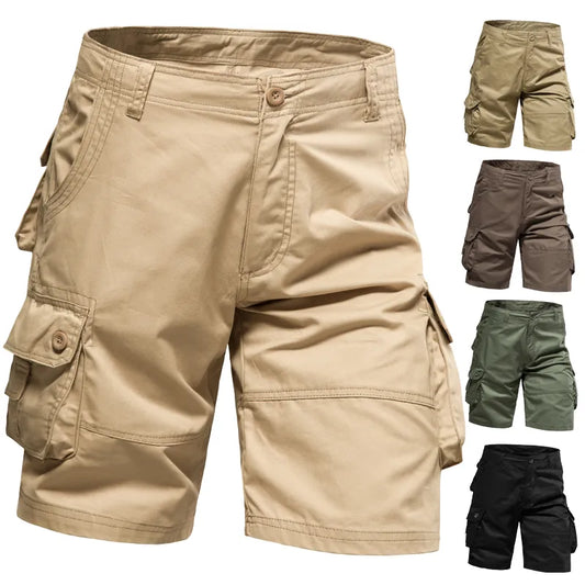 Men's Summer Multi-Pocket Loose Shorts: Comfortable Outdoor Style