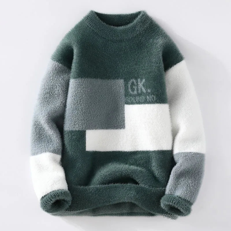 Winter Fashion Thick Knit Sweaters for Men