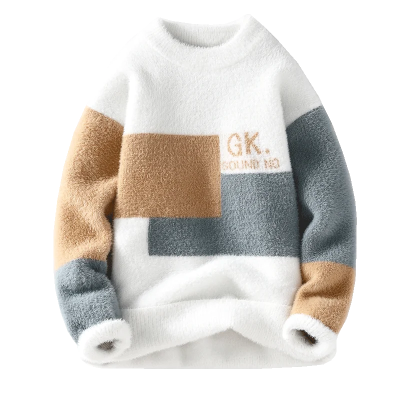 Winter Fashion Thick Knit Sweaters for Men