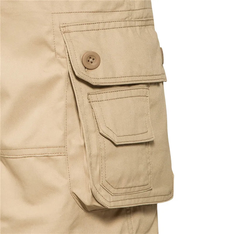 Men's Summer Multi-Pocket Loose Shorts: Comfortable Outdoor Style