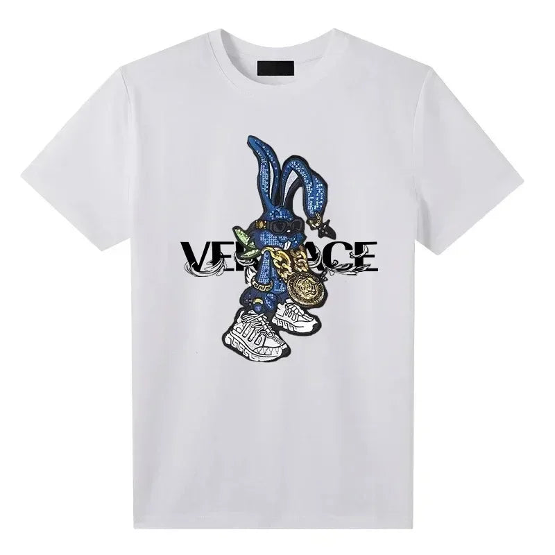 Men's Breathable Cotton T-Shirt Short Sleeve, O-Neck