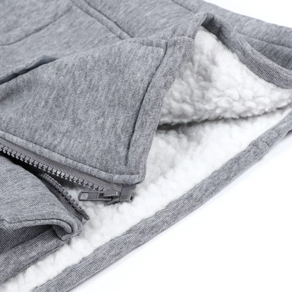 Thick-Button Winter Coat