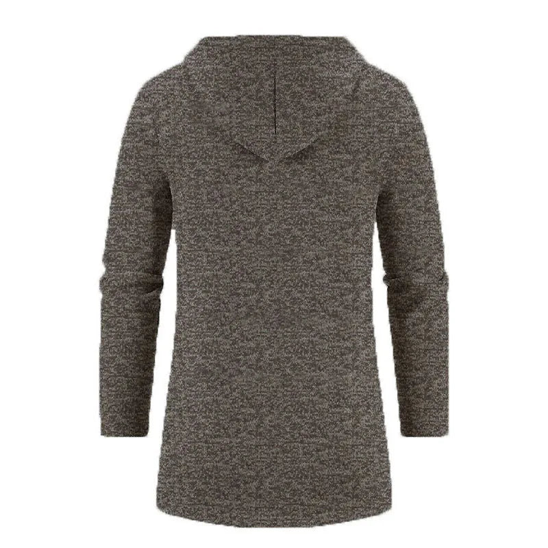 Men's Zip-Up Casual Solid Color Hoodies