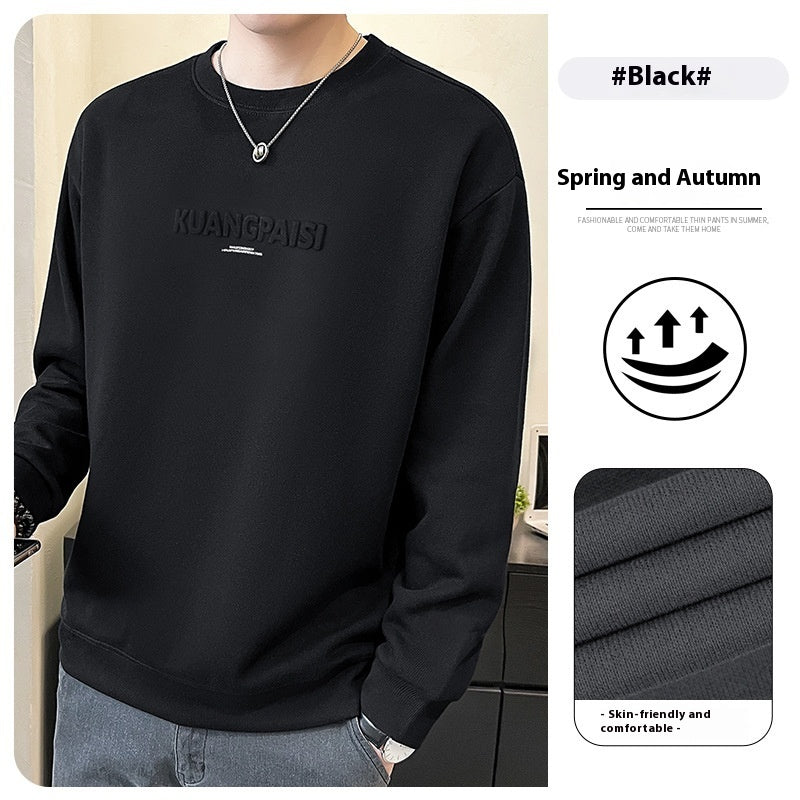 Round Neck Heavy Sweater For Spring And Autum
