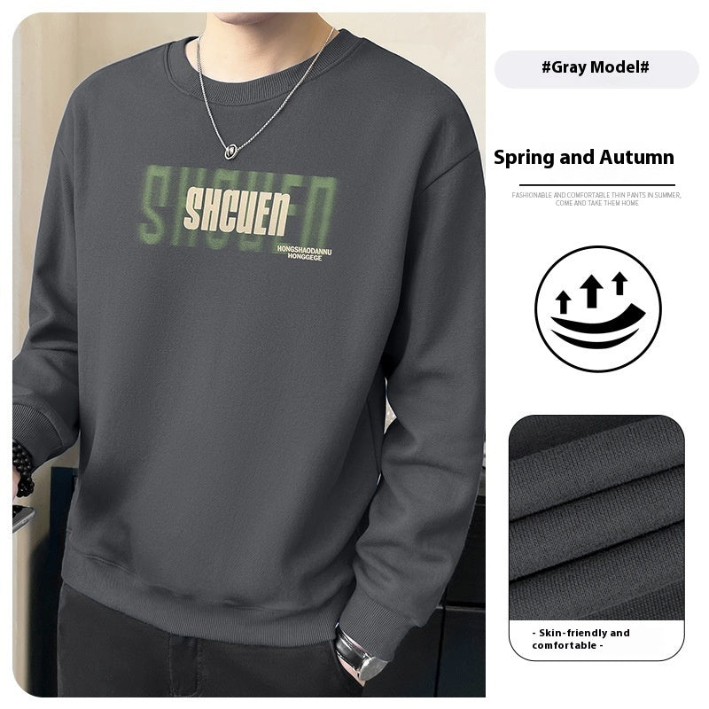 Round Neck Heavy Sweater For Spring And Autum